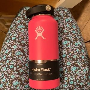 Pink 32oz Wide Mouth Hydroflask Water Bottle